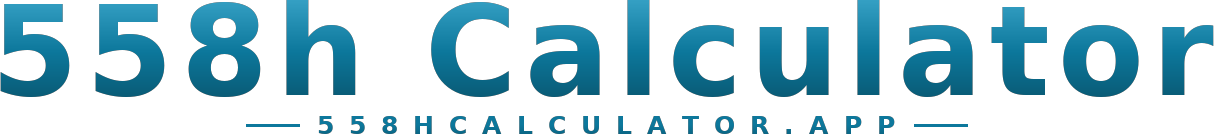 558h Calculator logo